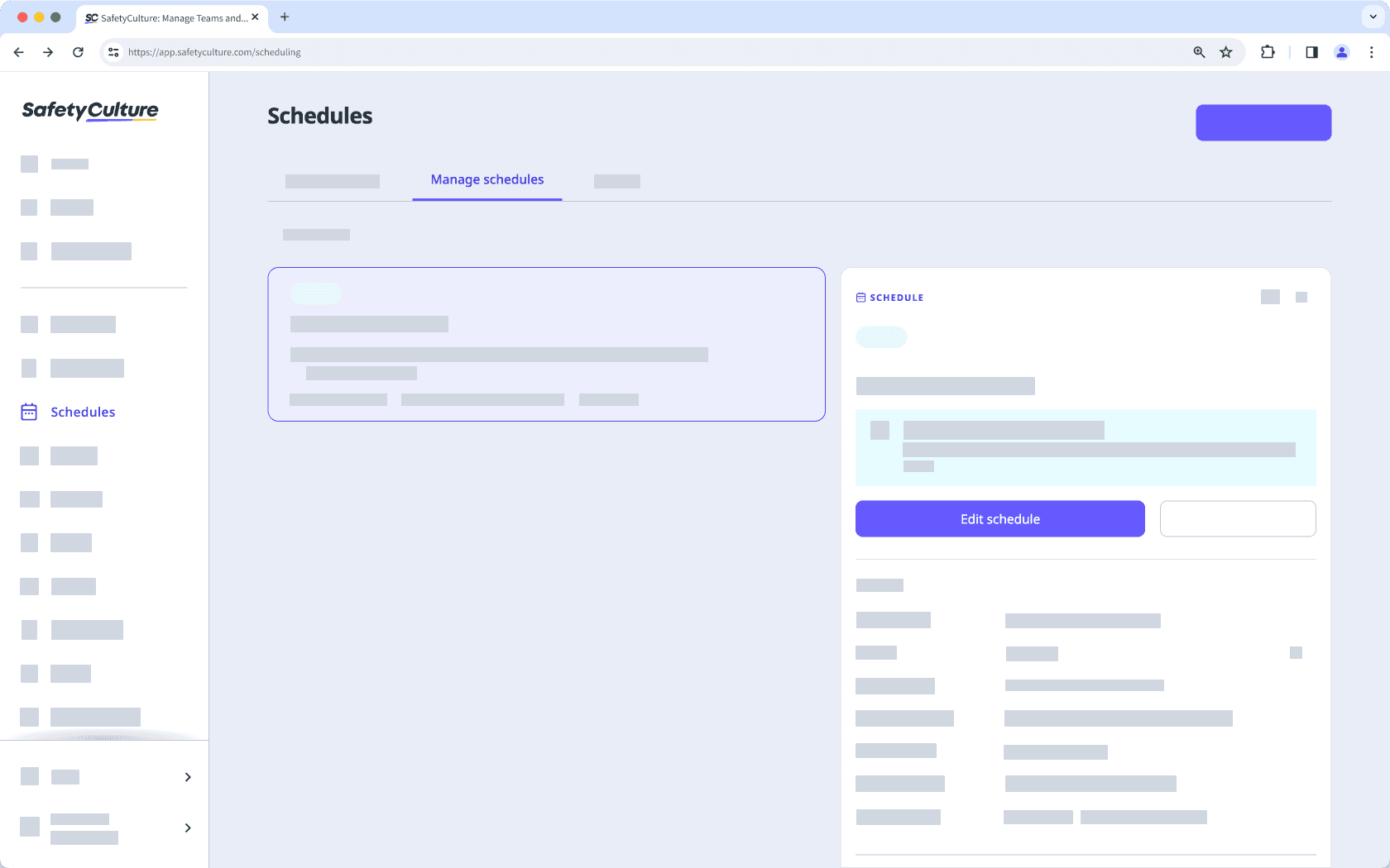 El botón de "Editar programa" en la función de Programas en la aplicación web.