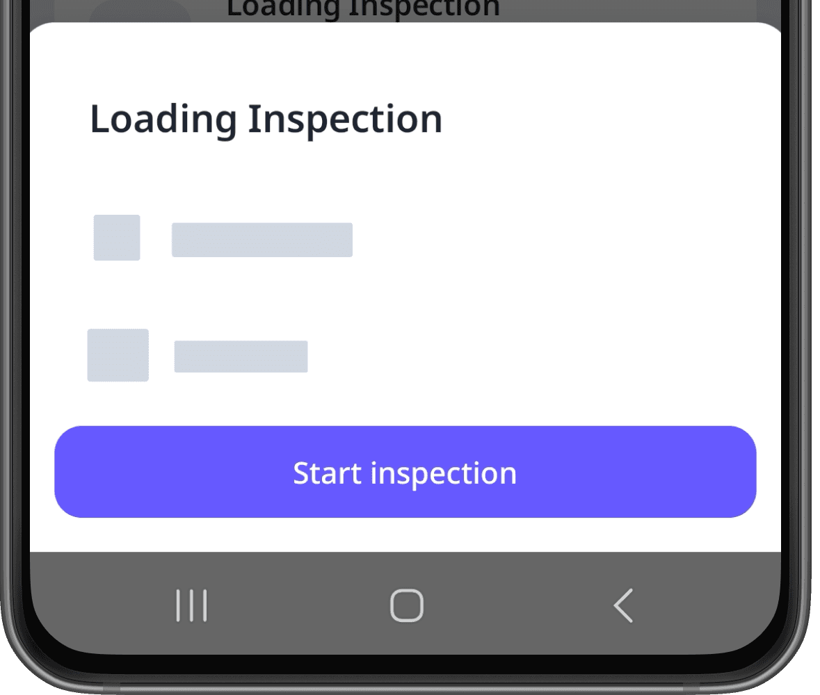 Check template access level via the mobile app (Android).