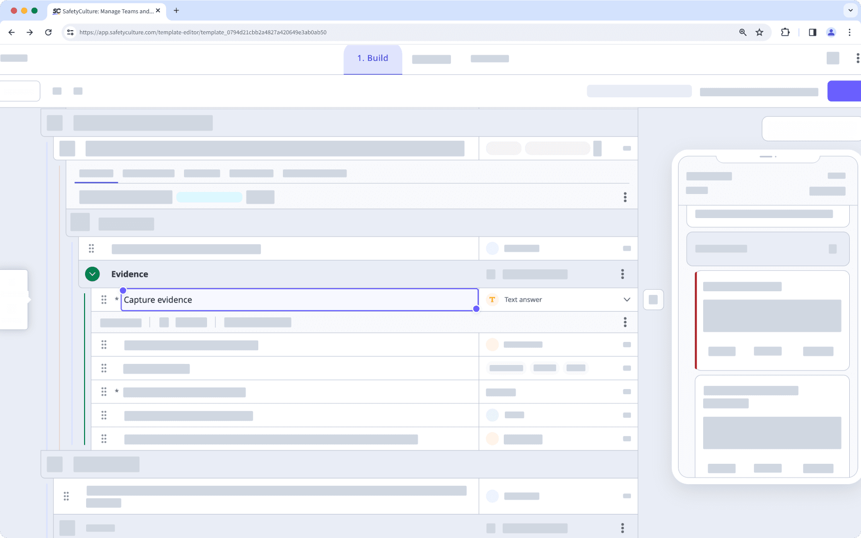 Add a barcode or QR code scanner question via the web app.