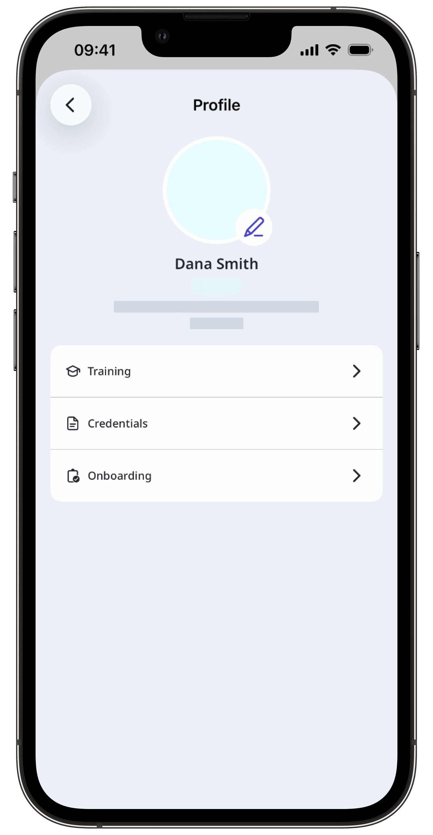 Afficher mon profil d'utilisateur depuis l'application portable.