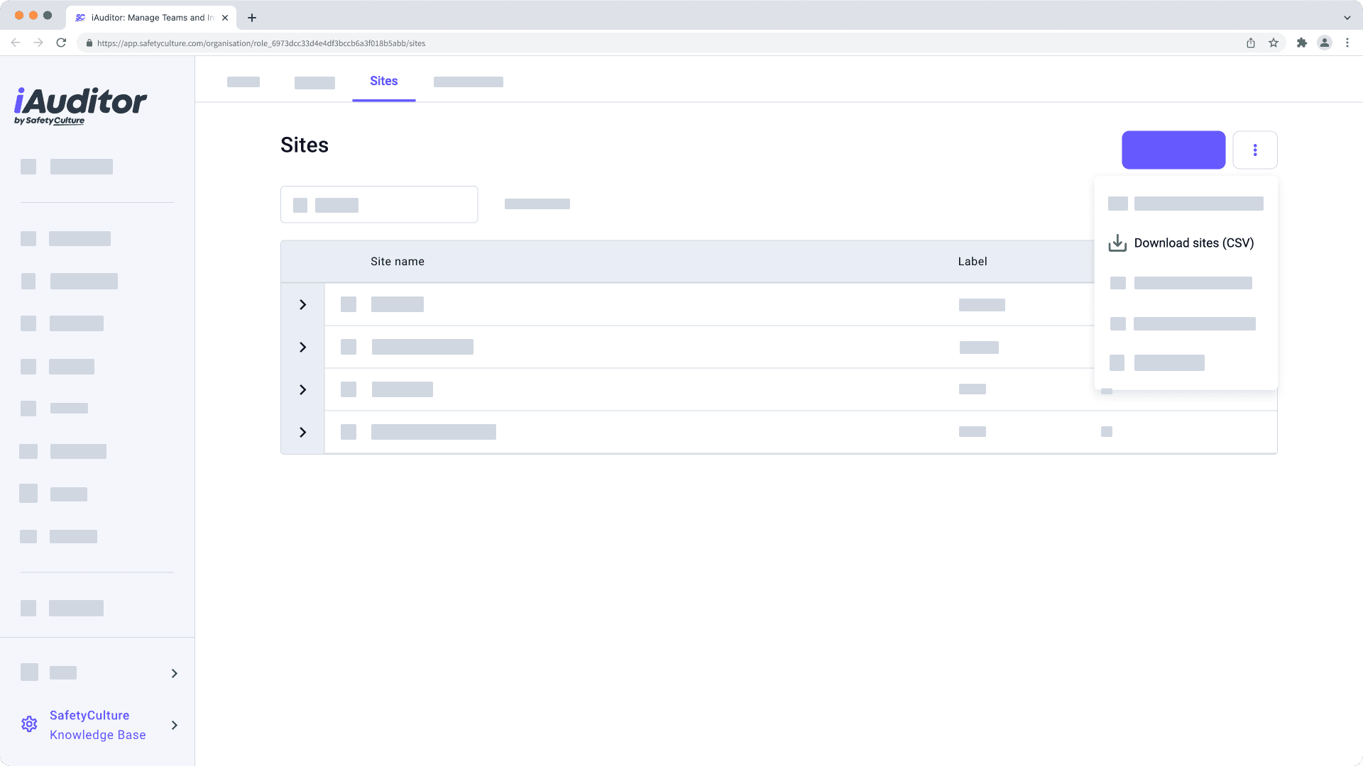 Download My Organization'S Site List | SafetyCulture Help Center