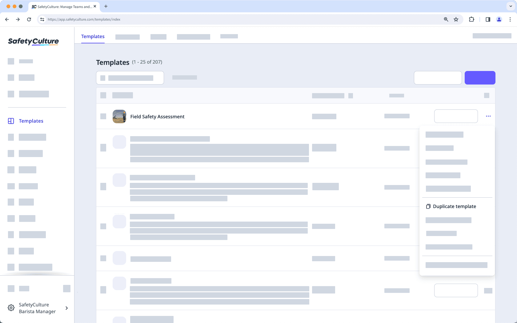 Dupliquer un modèle à partir de l'application Web.