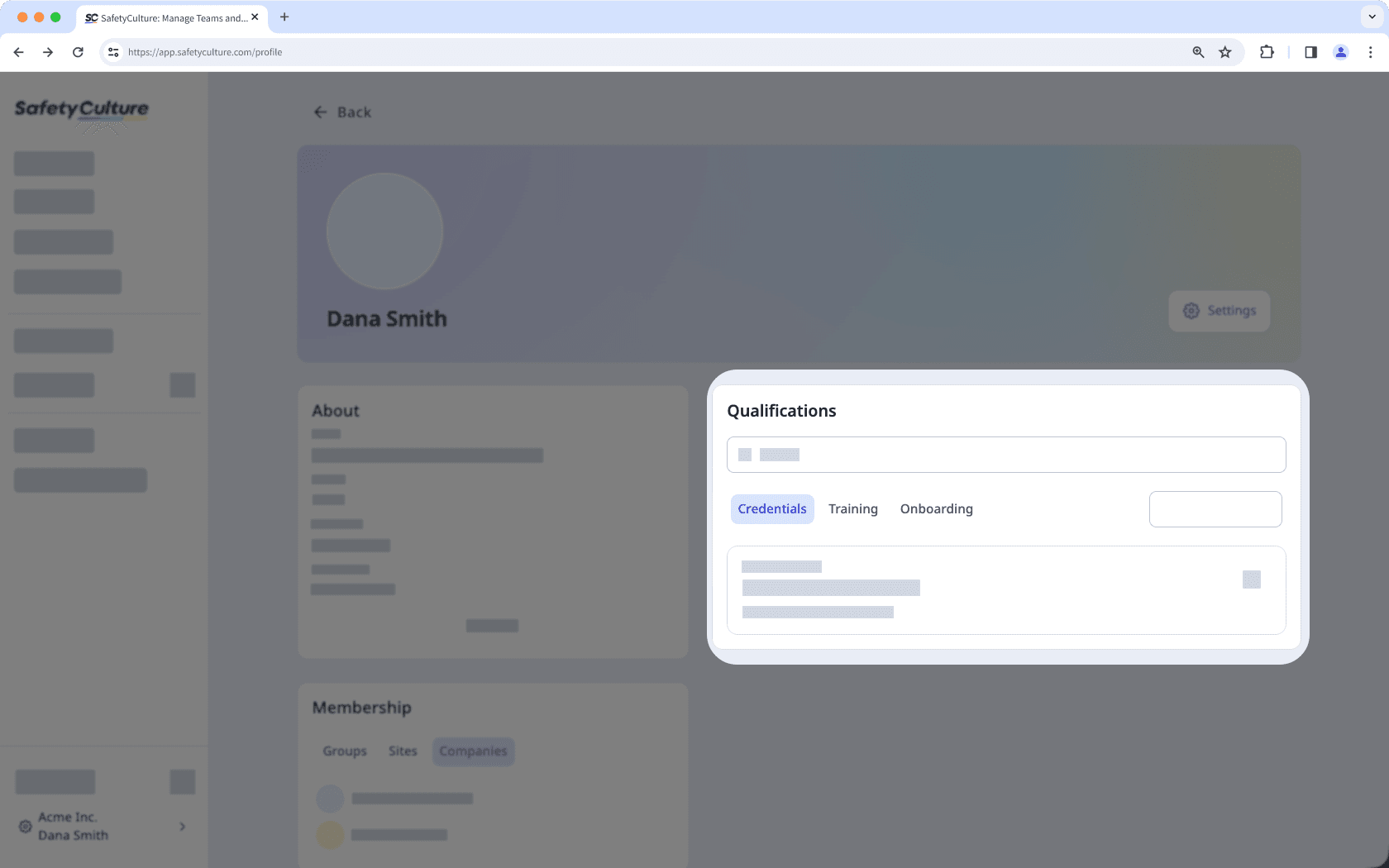 Afficher mon profil d'utilisateur via l'application Web.