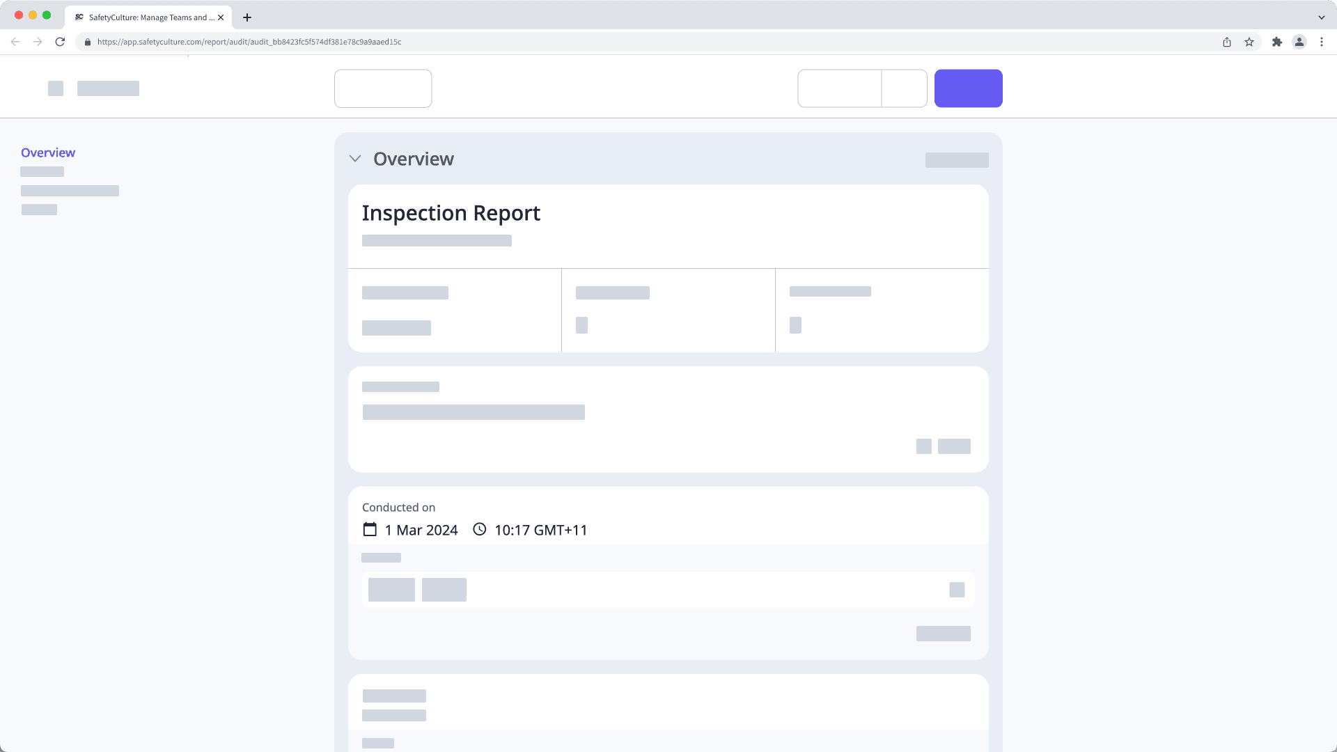 Die Zeitzone des Kontos wird in den Online-Bericht aufgenommen.