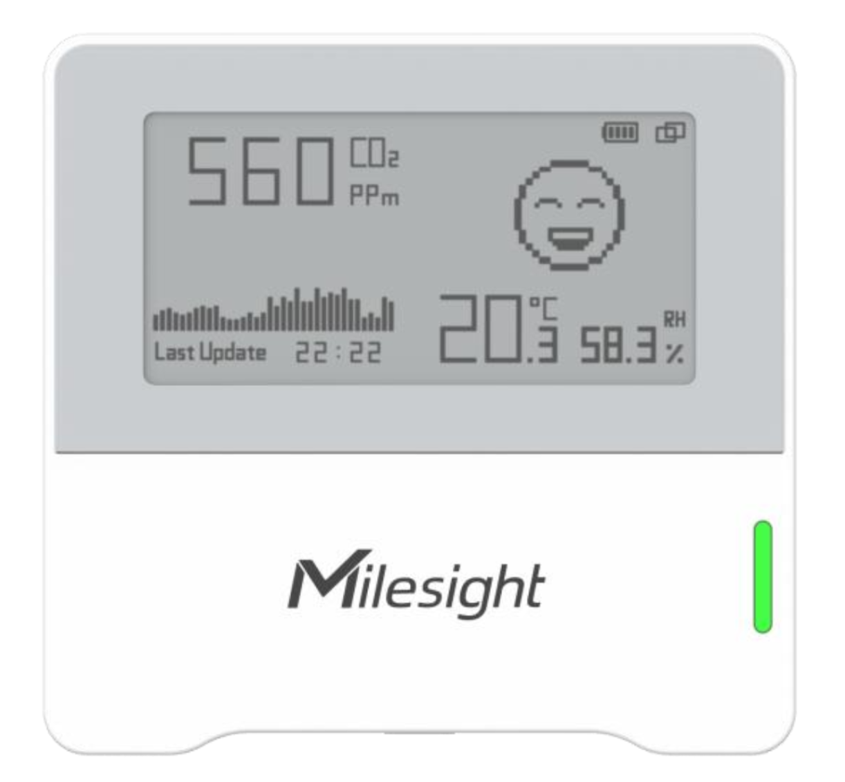 The Milesight AM103 Standard Carbon dioxide sensor.