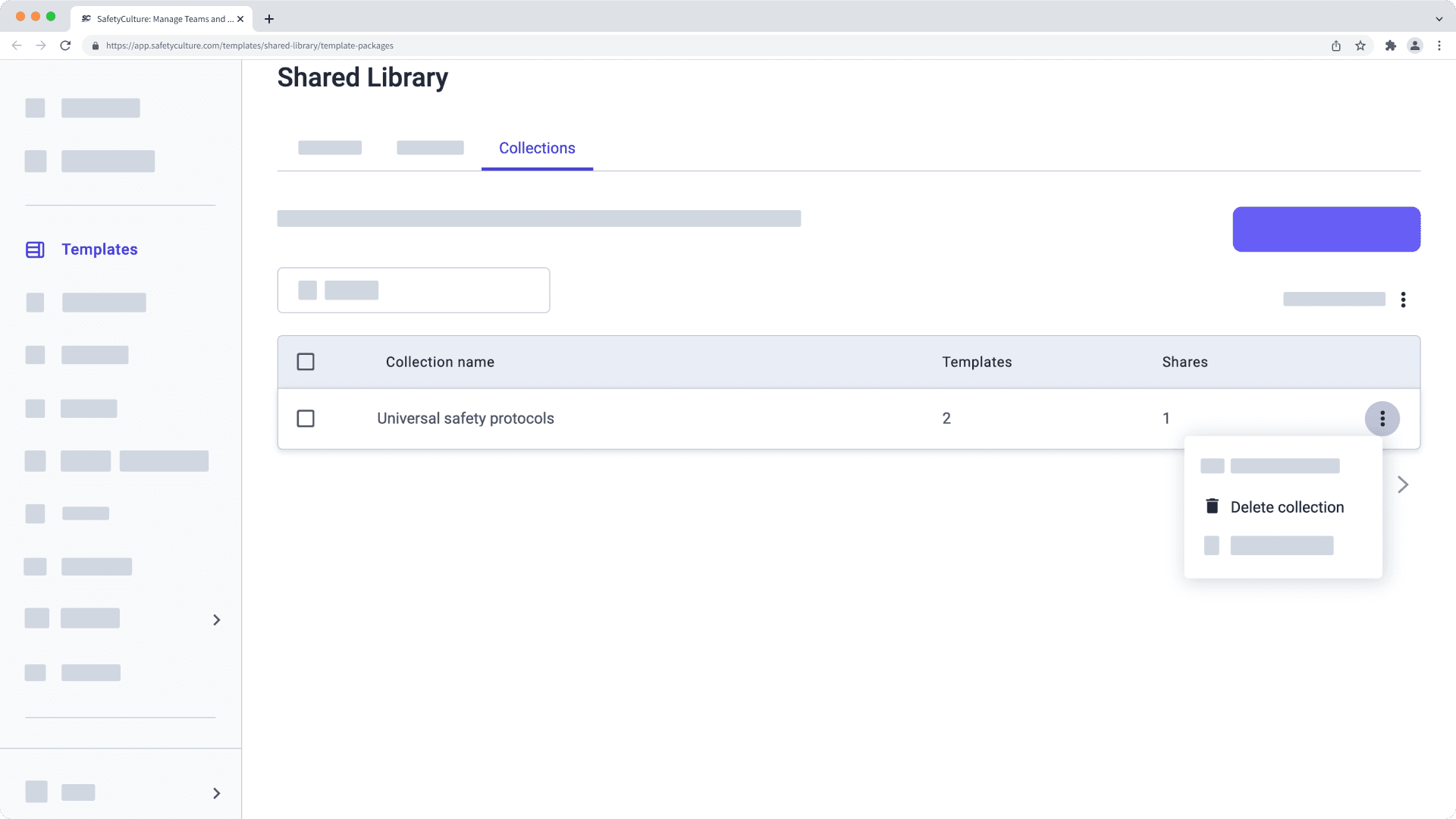 Delete Template Collections SafetyCulture Help Center Delete template collections safetyculture help center