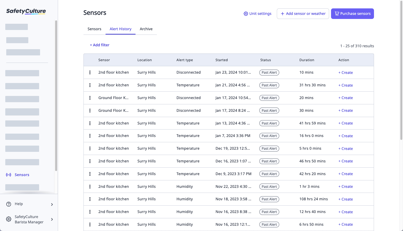 Create sensor alert actions | SafetyCulture Help Center