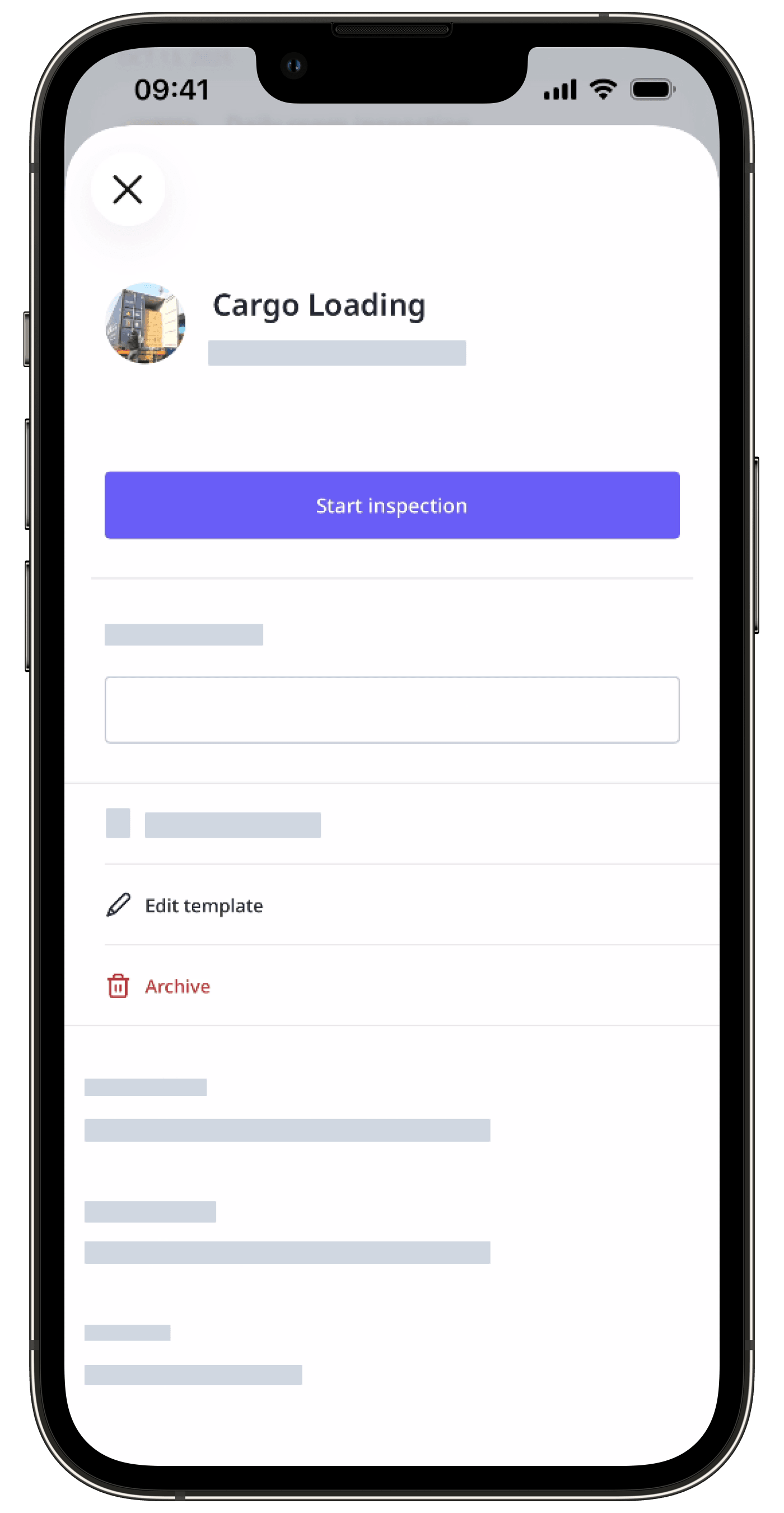 Consultar nivel de acceso a plantillas a través de la aplicación móvil (iOS).