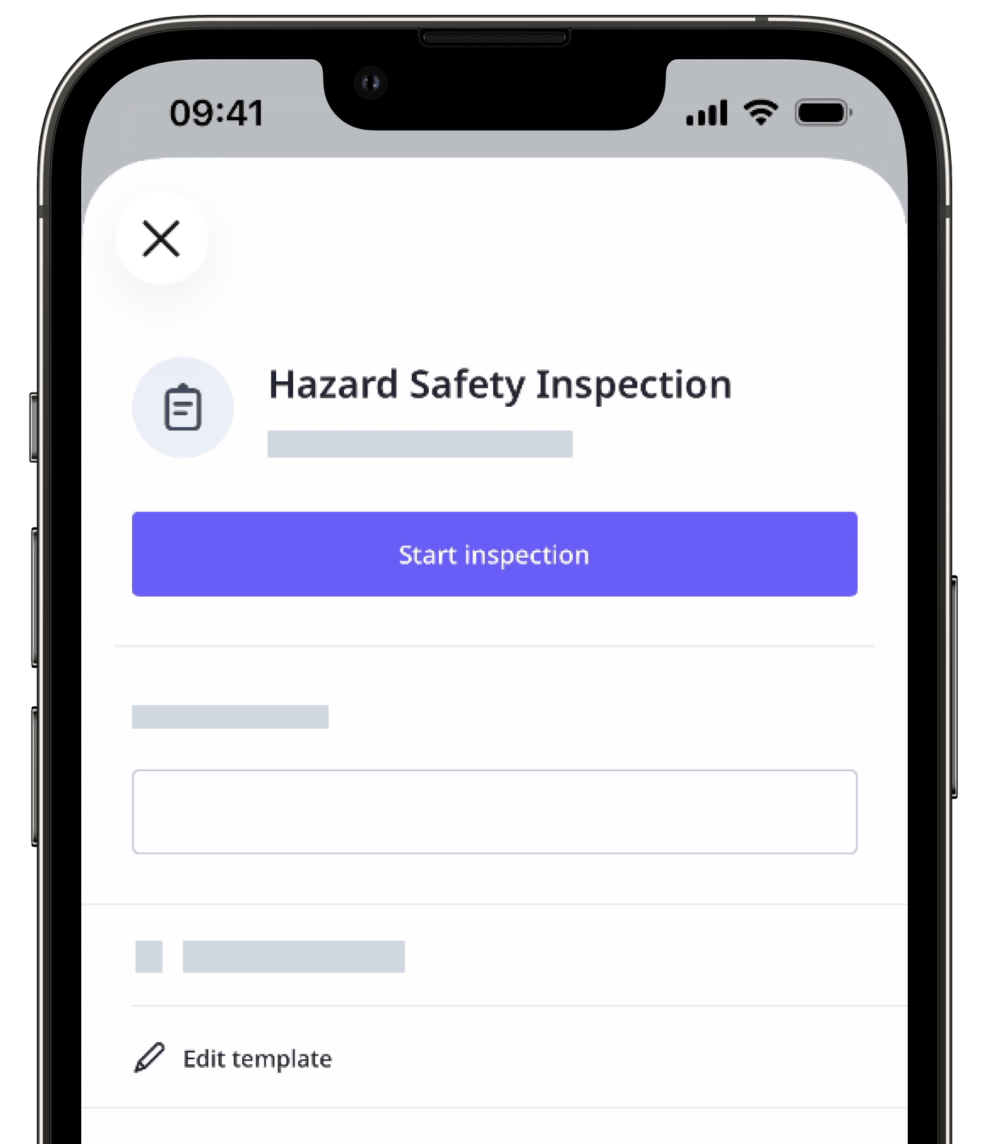 Consultar nivel de acceso a plantillas a través de la aplicación móvil (iOS).