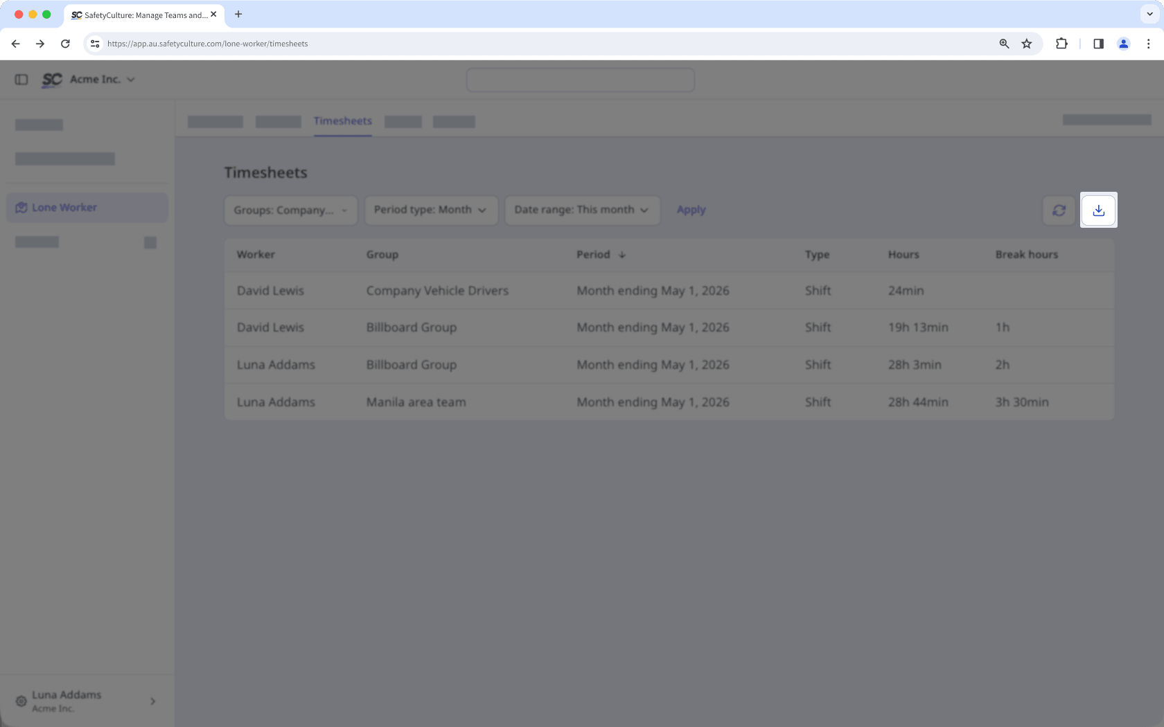 Click the "download" button on the upper-right of the page.